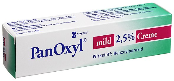 Panoxyl mild 2,5 % Creme